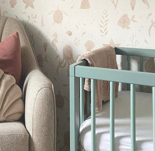 Mini Cot Bed With Mattress - Essential Bundle 4 in 1 - Stone Teal