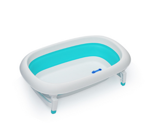 Foldable Baby Bathtub with support | Riviera Turquoise Shipee