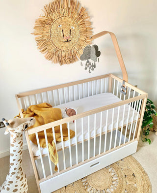 Mini Cot Bed | White Beech - Mokee